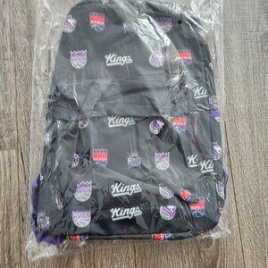 Sacramento Kings Red Blue Purple and Black Backpack with Classic Logo Design
